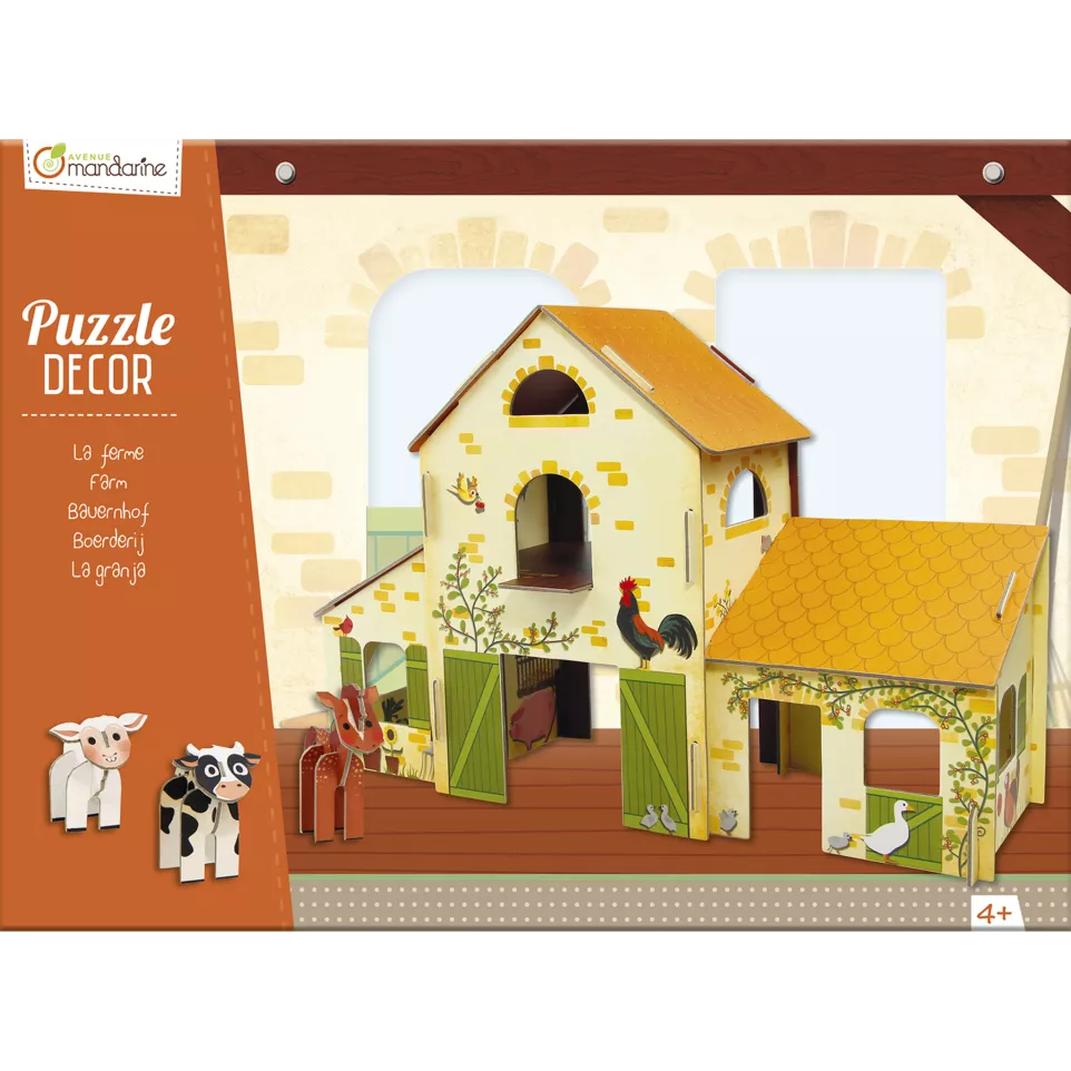 Puzzel decor 3D, Boerderij-/ St.