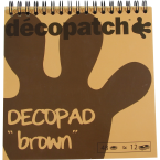 Bloc color Decopad brun/ Pce