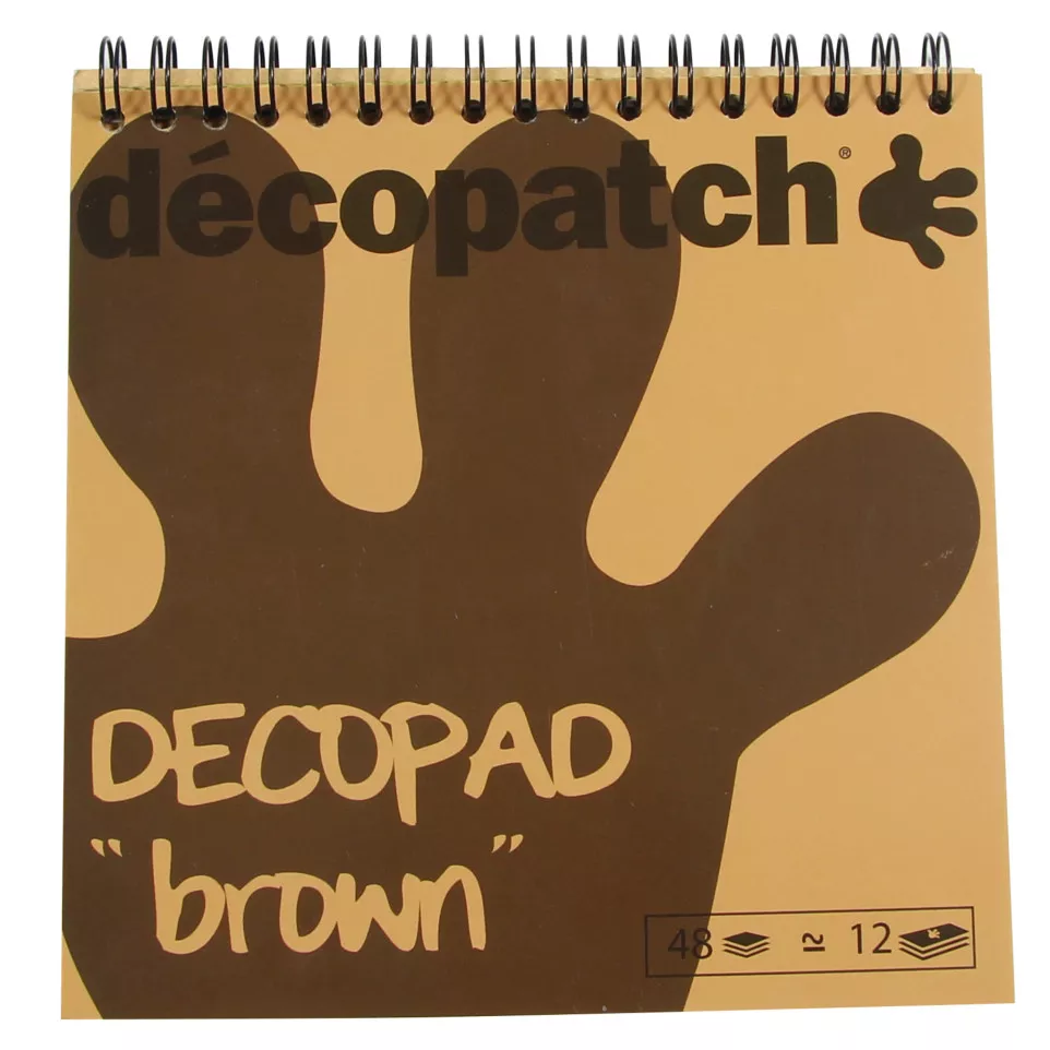 Bloc color Decopad brun/ Pce