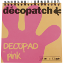 Bloc color Decopad rose/ Pce
