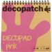 Bloc color Decopad rose/ Pce