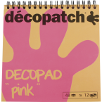 Bloc color Decopad rose/ Pce
