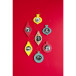 Hanging Round Christmas Bauble Frame 9.5cm/ Pc.