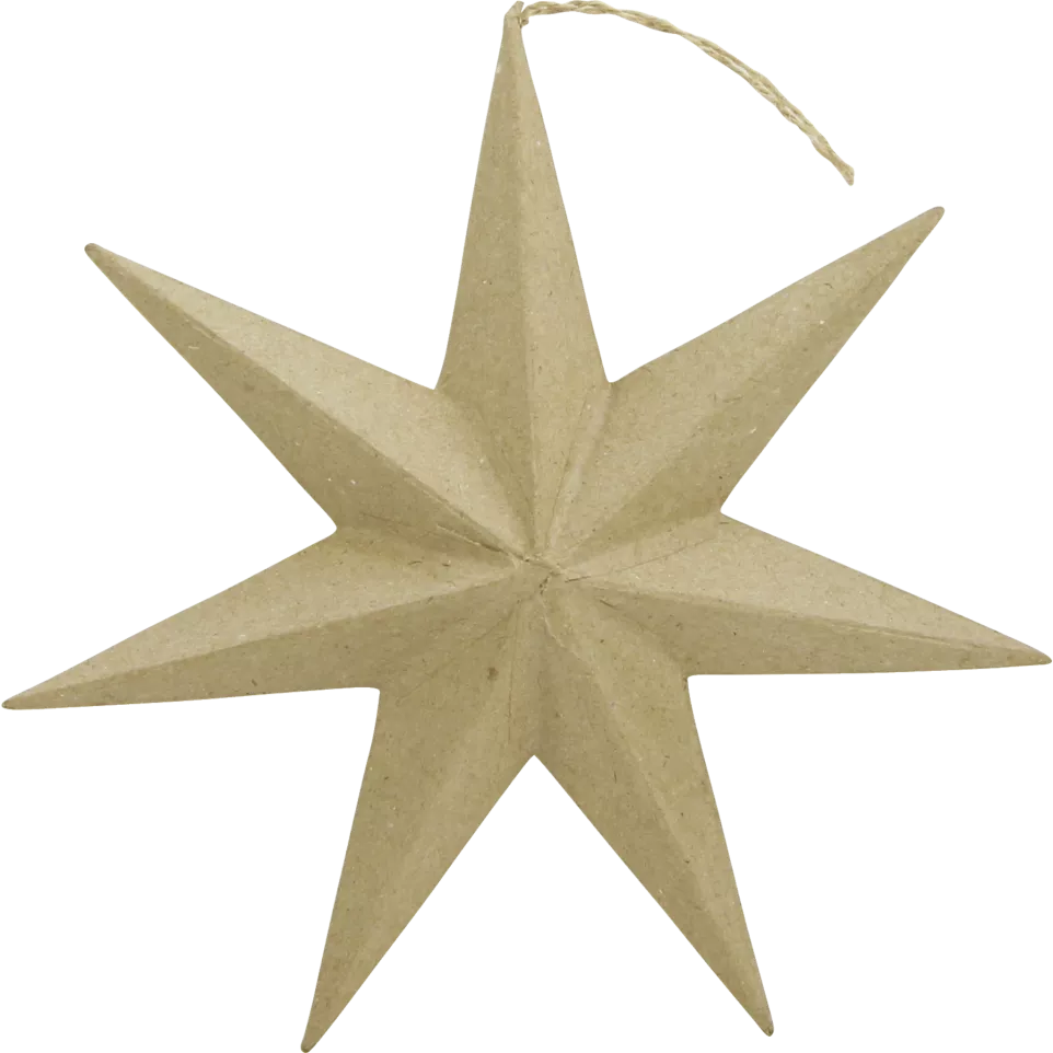 Hanging Star Ornament 20cm/ Pc.