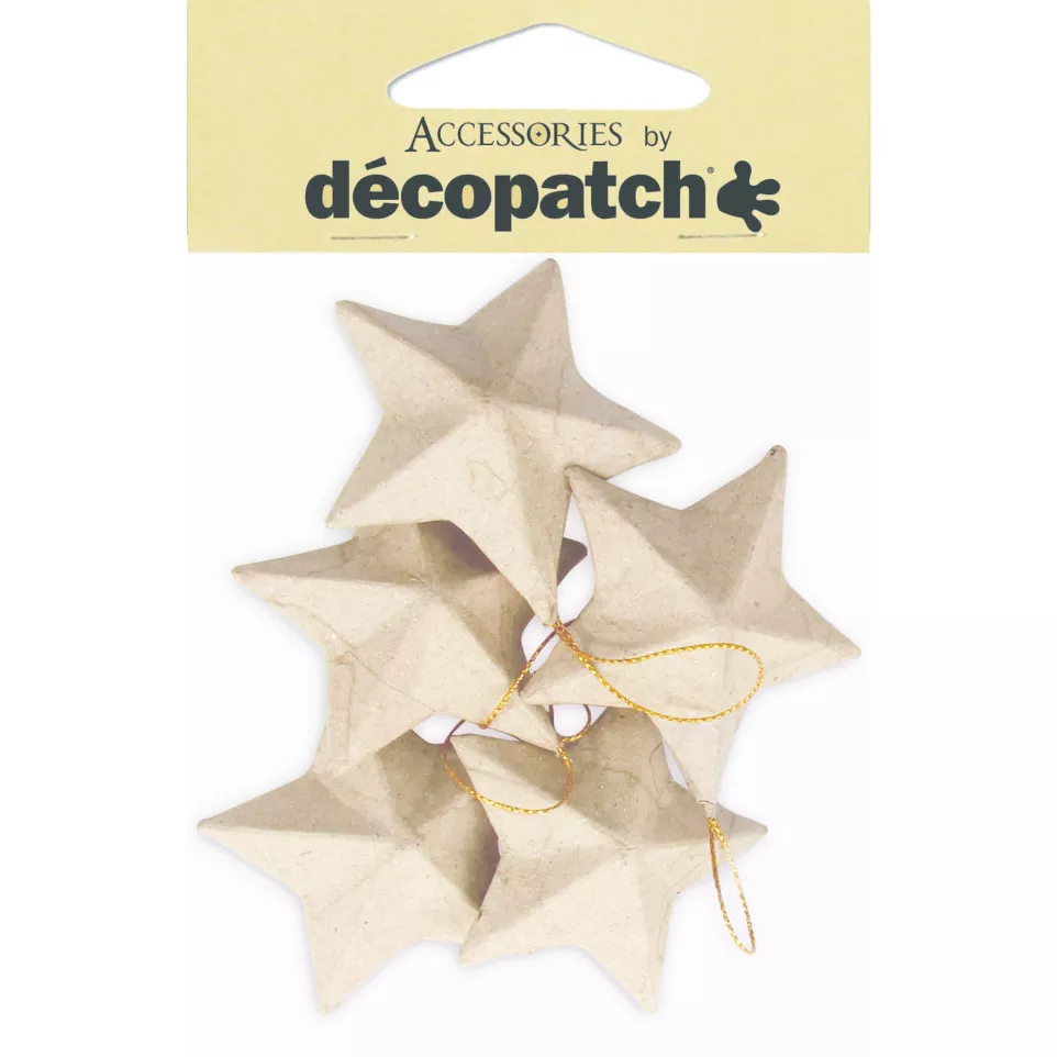 Set of 5 Hanging Star Ornament...