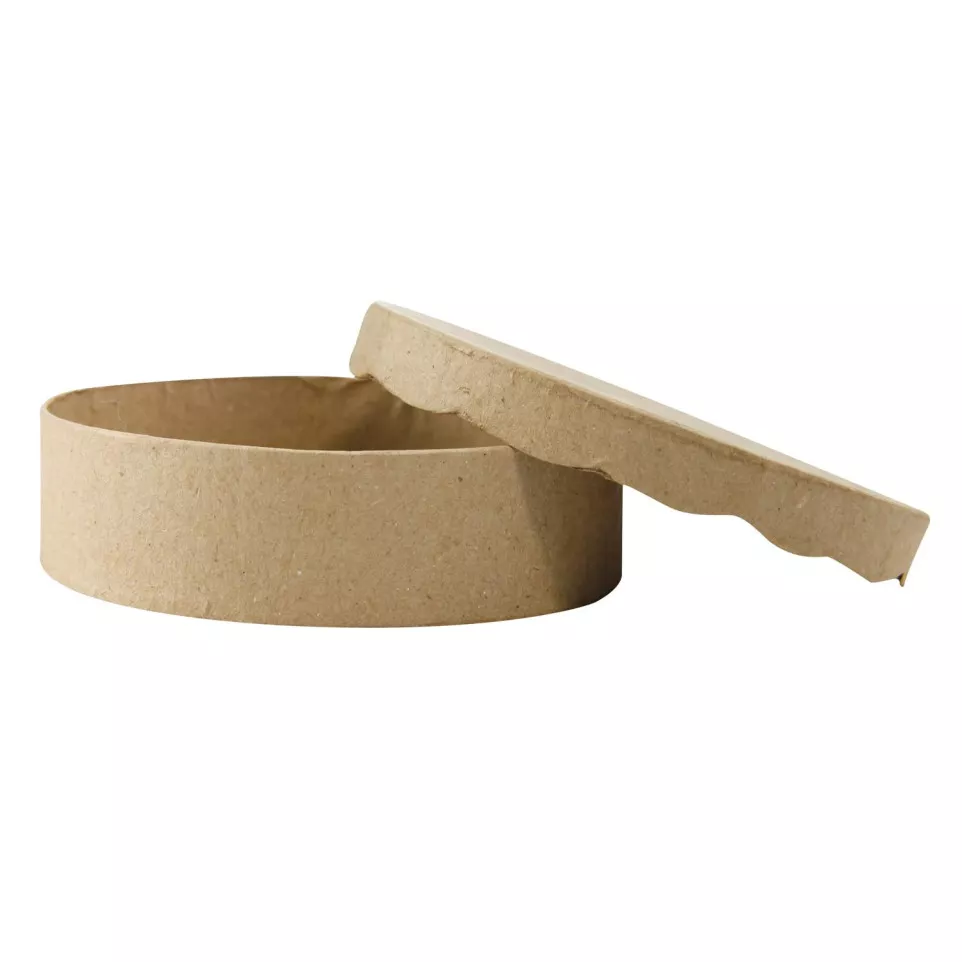 Chocolade doos rond-/ St.