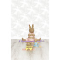 Rabbit doing Yoga 17cm/ Pc.