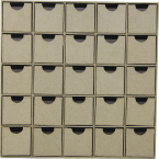 25 Small Drawers Shelf...