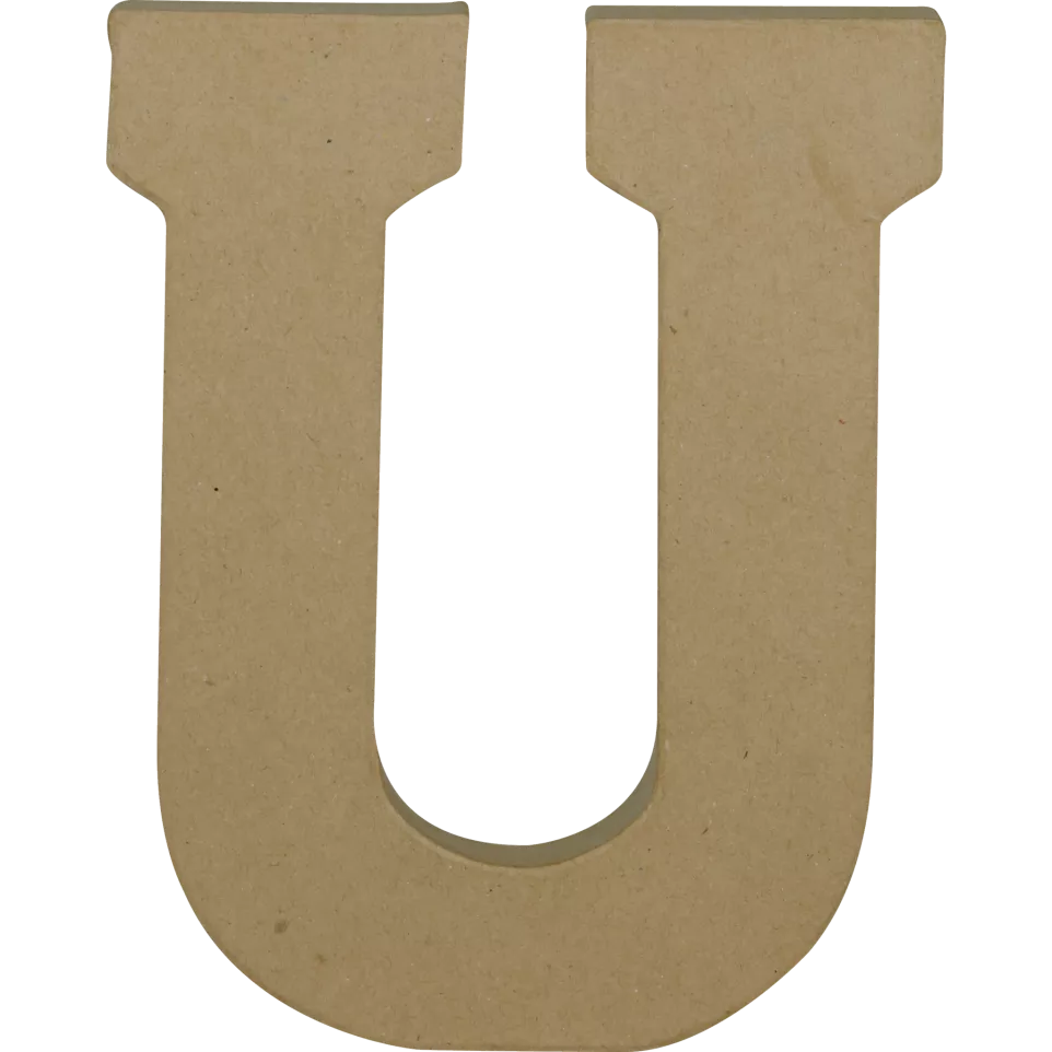 Letter U kraft 20cm-/ St.