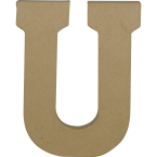Letter U kraft 20cm-/ St.