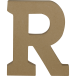Letter R kraft 20cm-/ St.