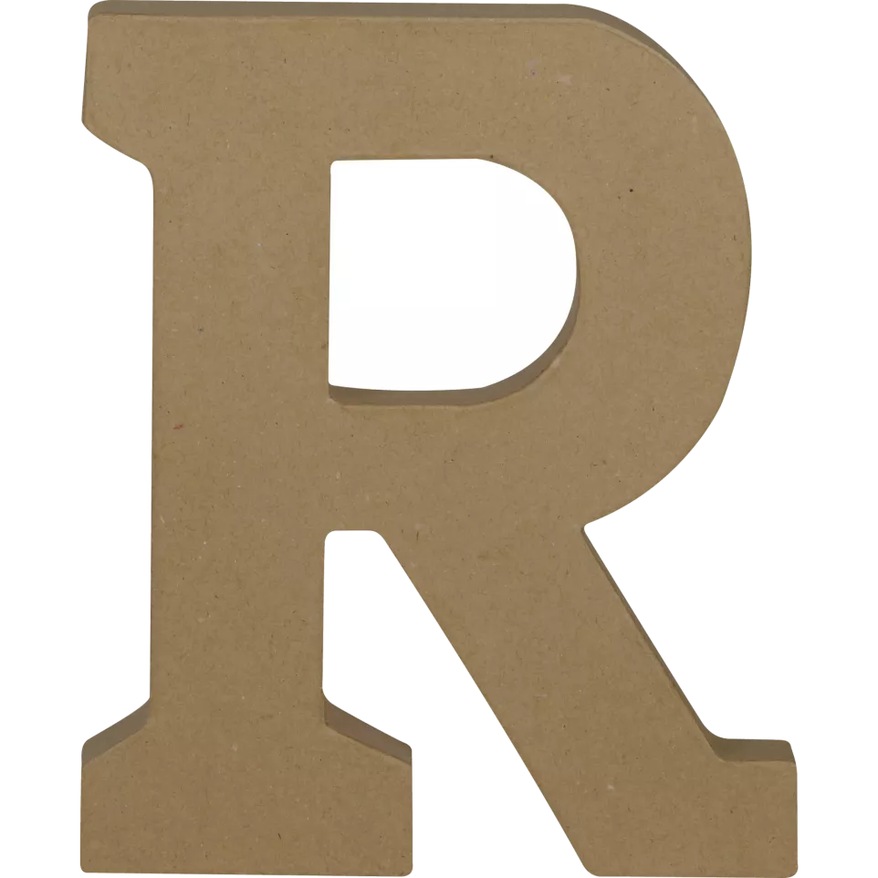 Kraft Letter 'R' 20cm/ Pc.