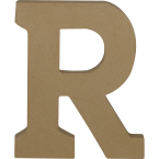 Letter R kraft 20cm-/ St.