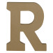 Letter R kraft 20cm-/ St.
