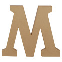Letter M kraft 20cm-/ St.