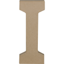 Kraft Letter 'I' 20cm/ Pc.