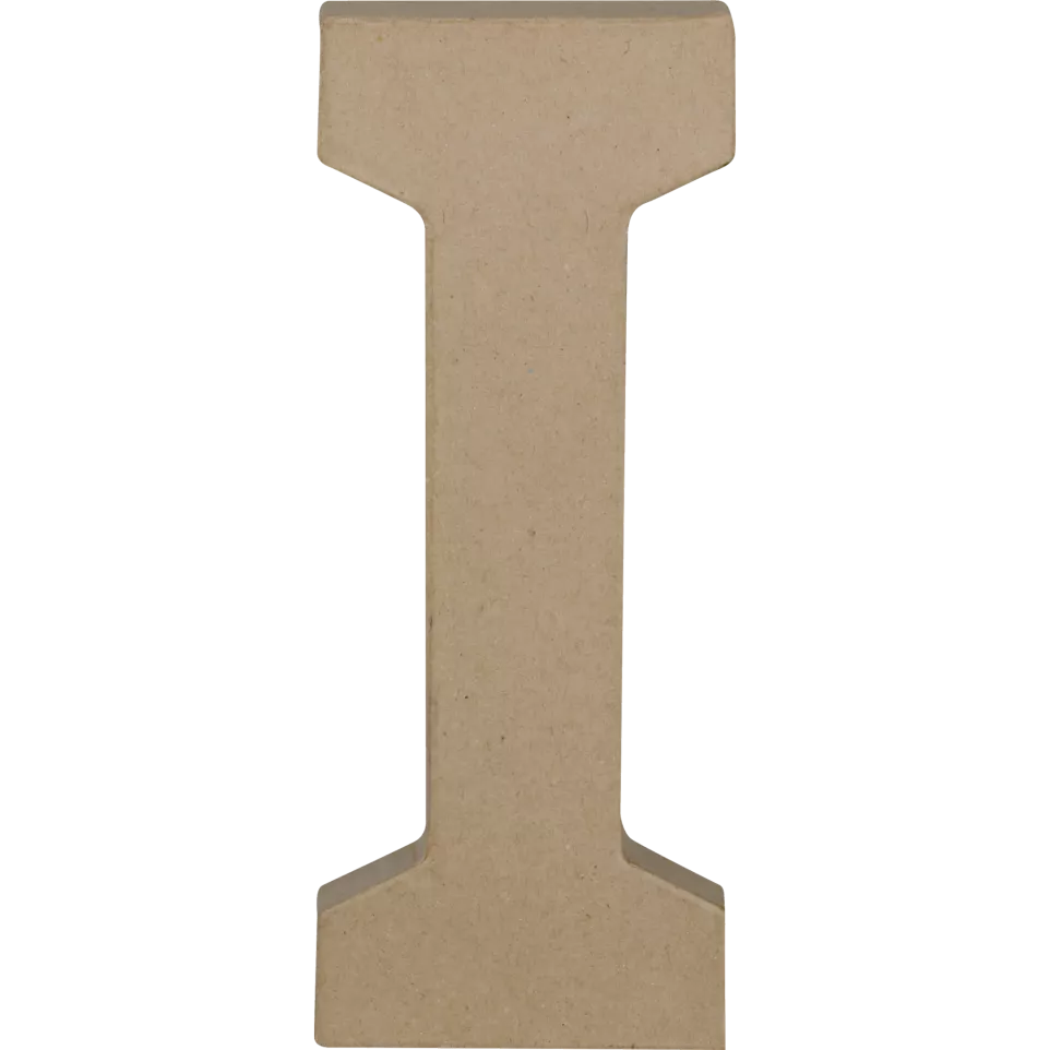 Kraft Letter 'I' 20cm/ Pc.