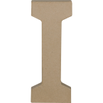Kraft Letter 'I' 20cm/ Pc.
