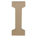 Kraft Letter 'I' 20cm/ Pc.