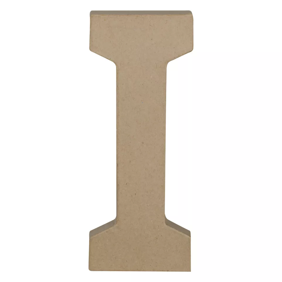 Kraft Letter 'I' 20cm/ Pc.