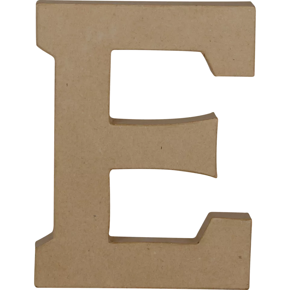 Kraft Letter 'E' 20cm/ Pc.