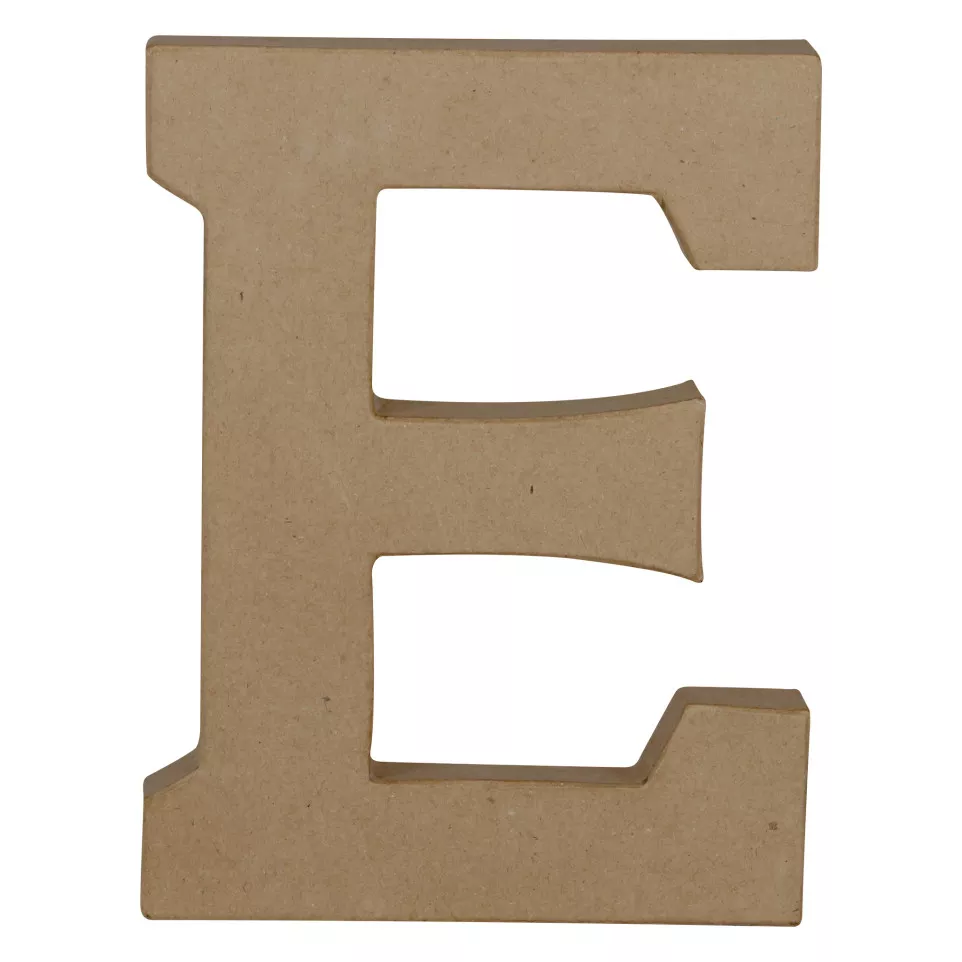 Kraft Letter 'E' 20cm/ Pc.