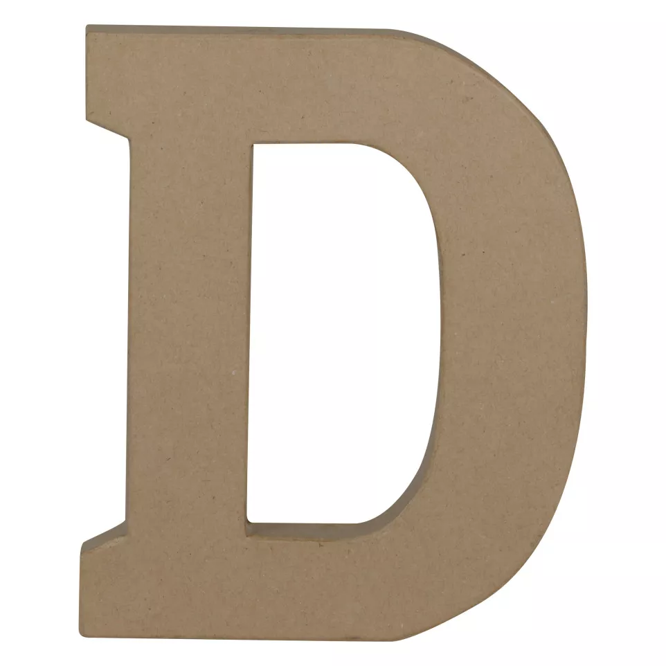 Letter D kraft 20cm-/ St.