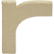Small Kraft Letter 'R' 8.5cm/ Pc.