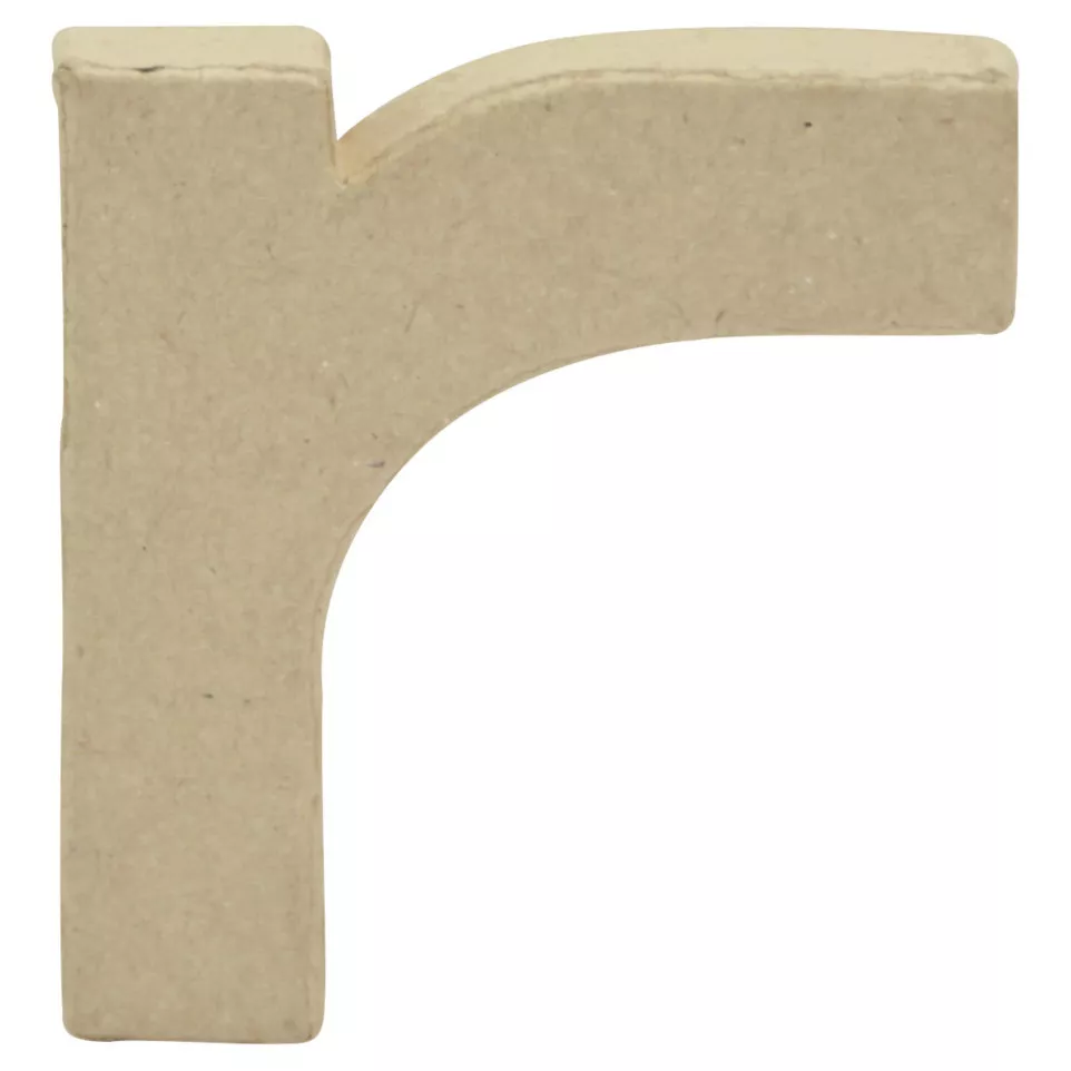 Small Kraft Letter 'R' 8.5cm/ Pc.