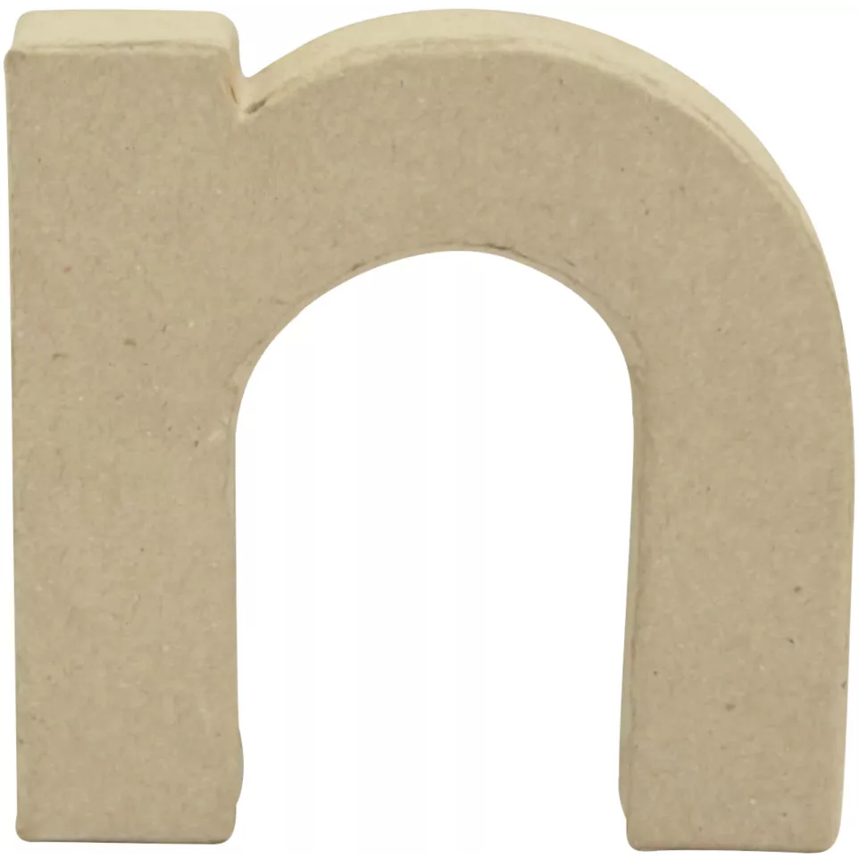 Small Kraft Letter 'N' 8.5cm/ Pc.