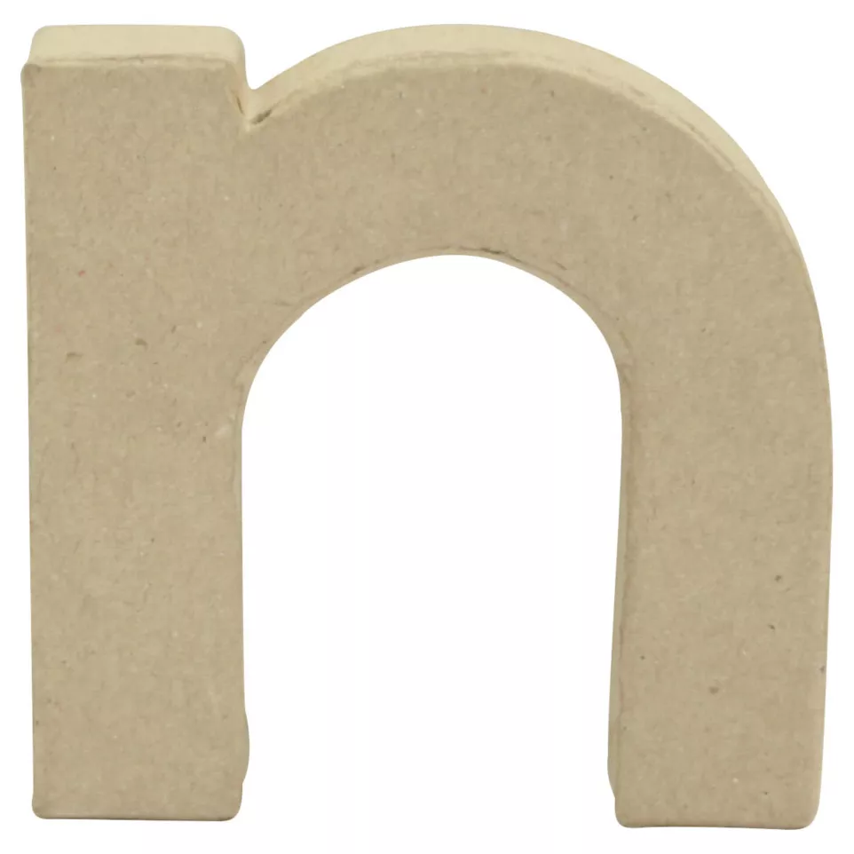 Small Kraft Letter 'N' 8.5cm/ Pc.