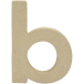 Petite lettre kraft b 8,5cm/ Pce