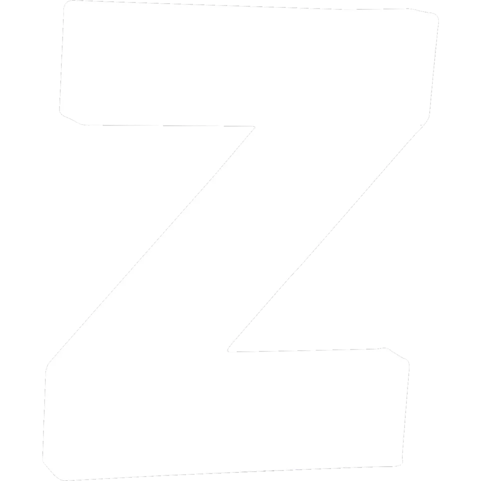 Petite lettre Z 12cm/ Pce