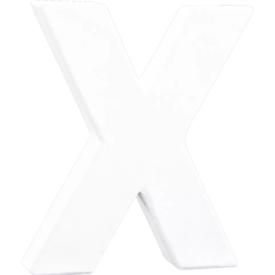 Letter 12cm, X-/ St.