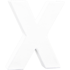 Letter 12cm, X-/ St.