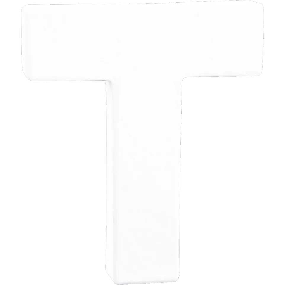 Letter 12cm, T-/ St.