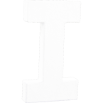 Small Letter 'I' 12cm/ Pc.