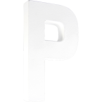 Letter 'P' 20.5cm/ Pc.