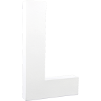 Letter 'L' 20.5cm/ Pc.