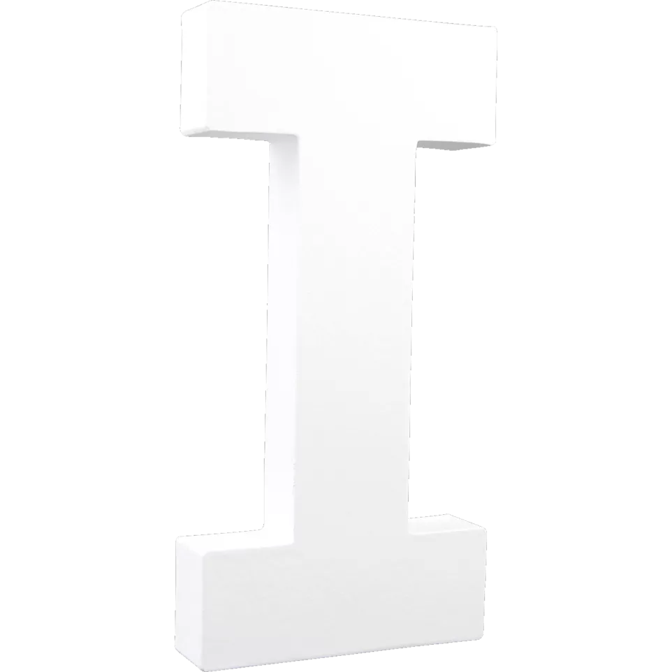 Letter 'I' 20.5cm/ Pc.