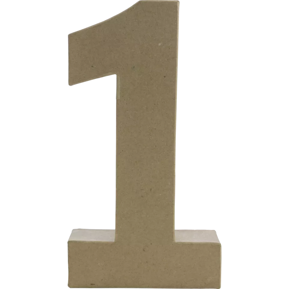Chiffre 1 fantaisie/ Pce