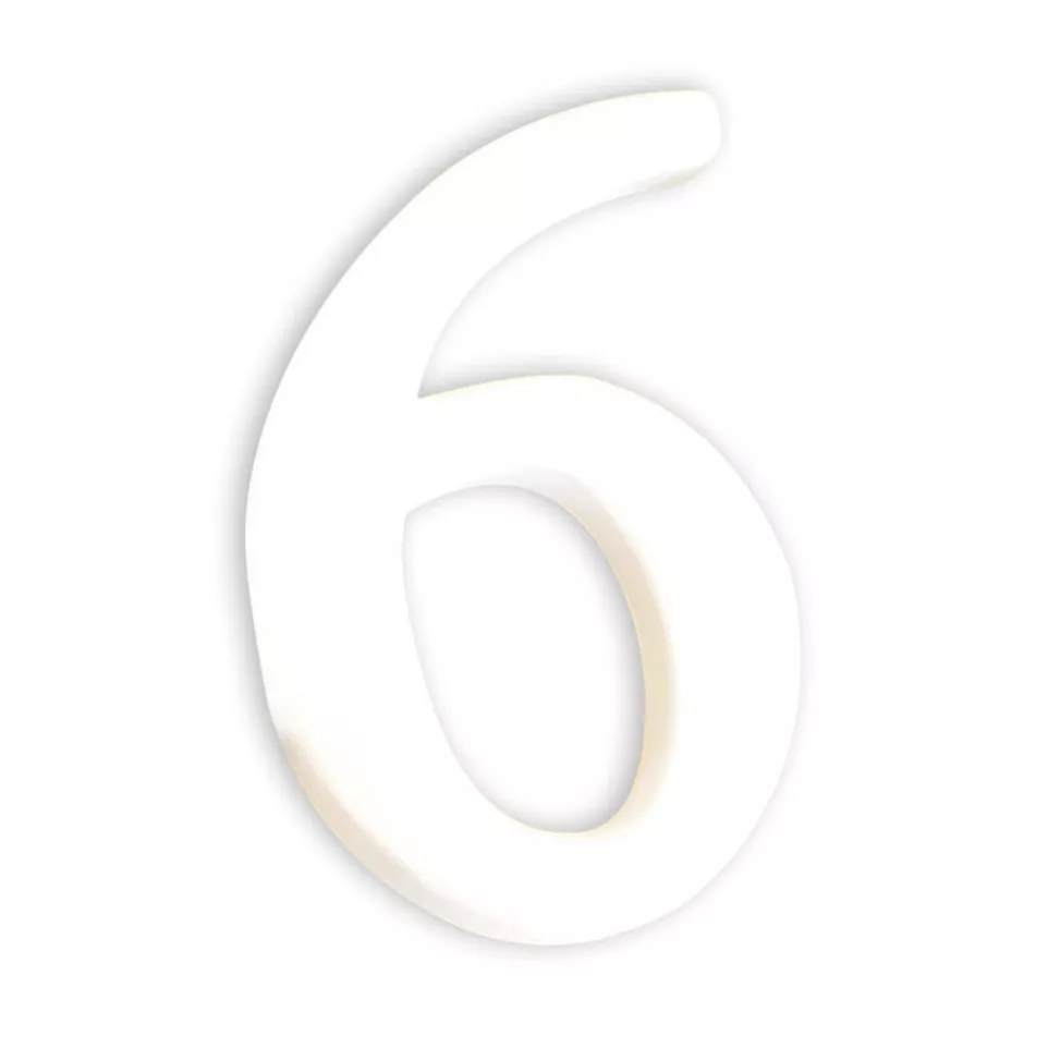 Petit chiffre 6 12cm/ Pce