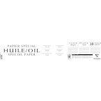 10sh Oil paper 240g White...