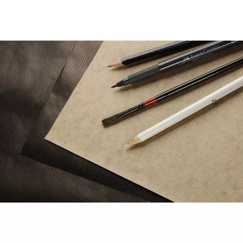 Kraft bi-face bloc collé 60F A4 90g/ Pce
