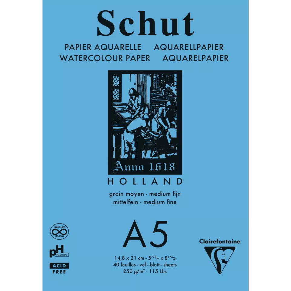 Petit Grain Aquarelle bloc collé 40F...