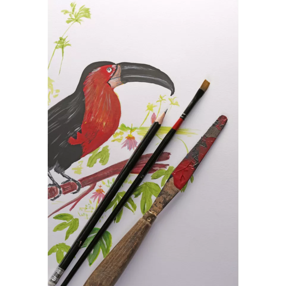 Paint'On wit 10 vel 250g 70x100cm-/ St.