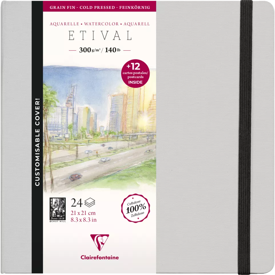 Watercolbk. 21x21 30-0g F kor....