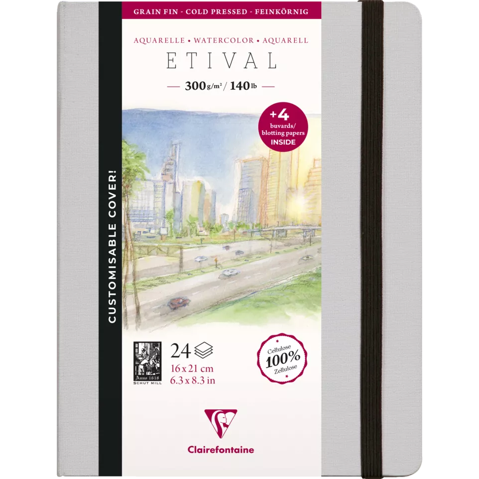 Etival Stitch bound Watercolour...