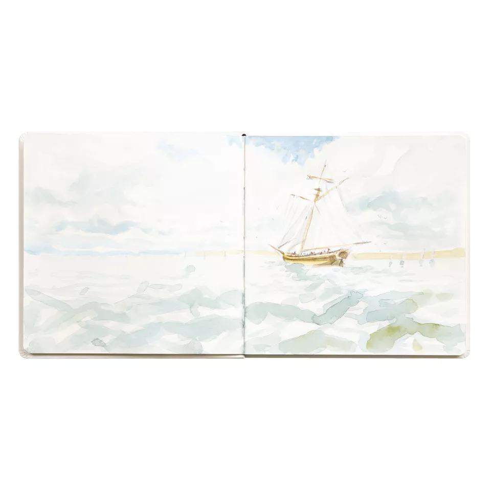 Fontaine Aquarelle carnet cousu 24F...