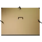 Kraft Art Folder Brown 3 ribbons with Handle 67x94/ Pc.